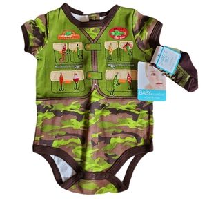 Baby Fisherman Onesie & Socks Set